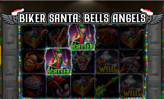 Biker Santa Bells Angels